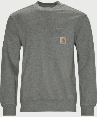 Pocket Sweatshirt Regular fit | Pocket Sweatshirt | Grå